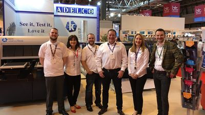 The Adelco team at Printwear and Promotion Live 2017